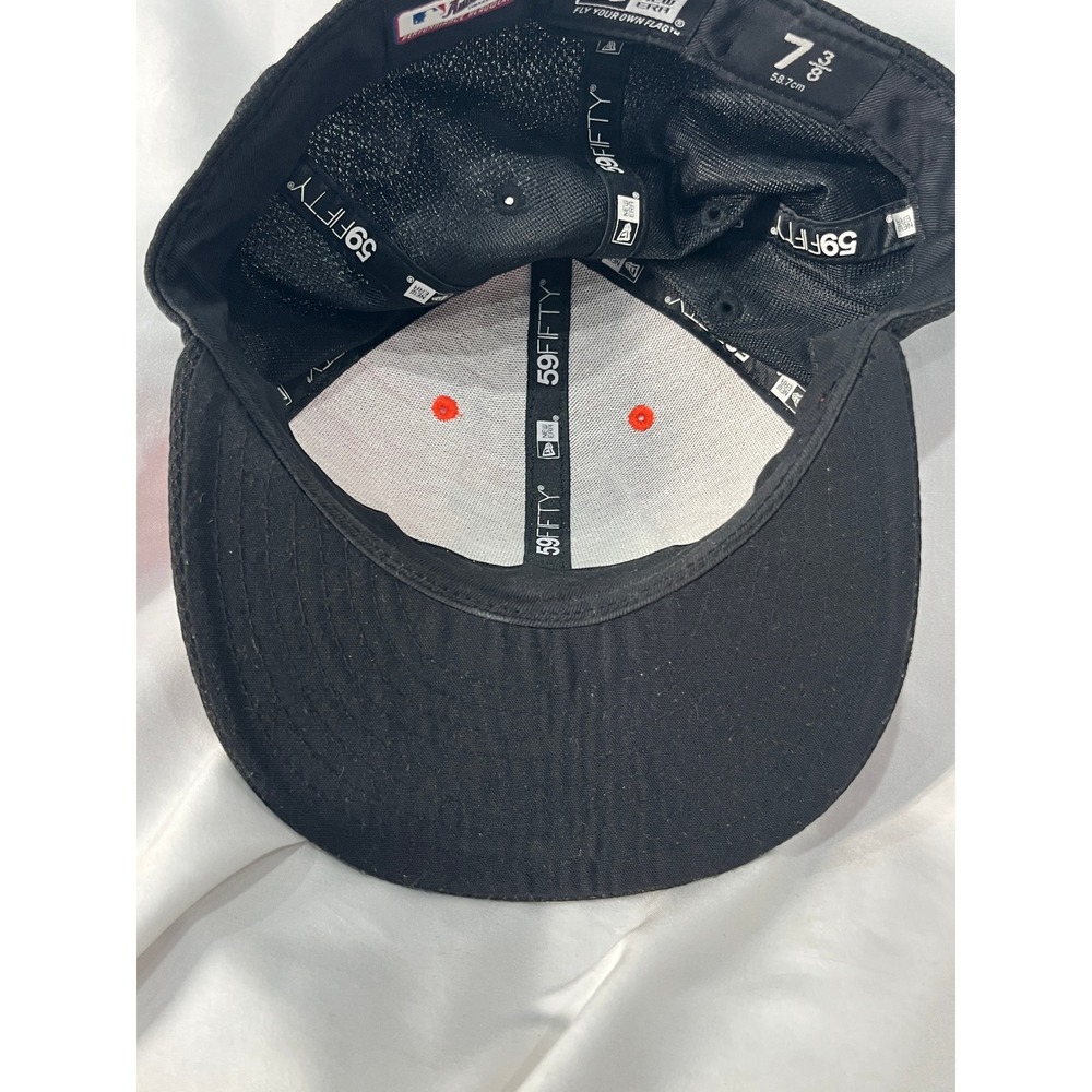 Baltimore Orioles MLB Baseball Cap Orange Black Embroidered Logo Fitted S/M - Picture 11 of 15